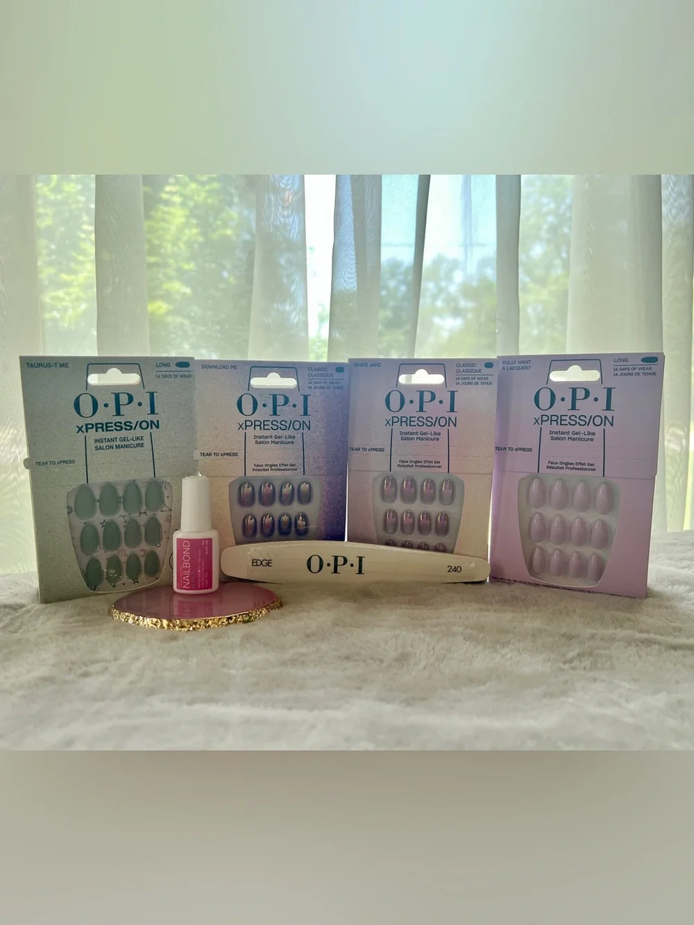 OPI xPRESS/ON Press-On Nails BUNDLE (4) | Download Me Space Jamz Taurus-t Me